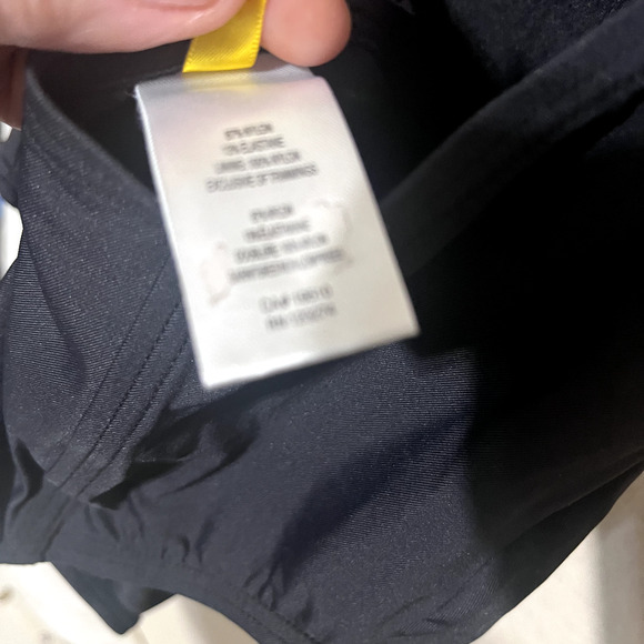 LOLE One Piece Bathing Suit Swimsuit black grey womens sz S built in bra - Picture 8 of 9